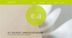 Desktop Screenshot of eigenart.co.at